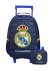 Kit Escolar Mochila de Rodinha+Lancheira Térmica Real Madrid