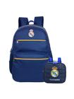 Kit Escolar Mochila Esportiva Costas+Lancheira Real Madrid