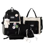 Kit Escolar Mochila Feminina Bolsa Estojo Juvenil infantil Creche Escolinha Casual Colorido Original Resistente Menor preço em Kit Escolar Mochila Feminina Bolsa Estojo Juvenil infantil Creche Escolinha Casual Colorido Original Resistente