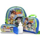 Kit Escolar Mochila Infantil de Costas Tam M Toy Story