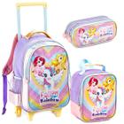 Kit Escolar Mochila Infantil Passeio Unicornio Poney Meninas