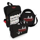 Kit Escolar Mochila + Lancheira + Estojo Stranger Things 2