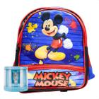 Kit Escolar Mochila Masculina Spiderman Infantil Apontador Elétrico Volta Aula