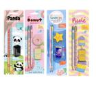 Kit Escolar Papelaria Fofa 16 Itens Lapis Kawaii Borracha