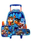 Kit Escolar Paw Patrol Filme Mochila De Rodas M + Lancheira