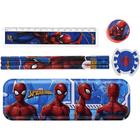 Kit Escolar Spider MAN 7PCS C/ESTOJO Metal