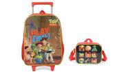 Kit Escolar Toy Story Disney Mochila De Rodinha + Lancheira