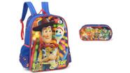 Kit Escolar Toy Story Disney Oficia Mochila Costas + Estojo