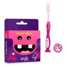 Kit Escova De Dentes Rosa Chicco E Dental Álbum Premium