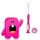 Kit Escova De Dentes Rosa - Chicco E Dental Álbum Standard