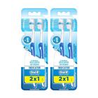 Kit Escova Dental Oral-B Indicator Plus 40 com 4 unidades