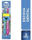 Kit Escova Dental Oral B Kids Mickey com 2 unidades