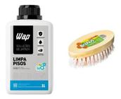 Kit Escova E Limpa Pisos Superfícies Porcelanato 1l Wap