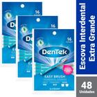 Kit Escova Interdental Dentek Easy Brush Extra 48 unidades