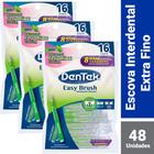 Kit Escova Interdental Dentek Easy Brush Fino com 48 unidades