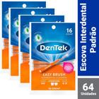 Kit Escova Interdental Dentek Easy Brush Padrão 64 unidades