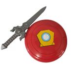 Kit Escudo E Espada Super Heroi Vermelho - Toymaster