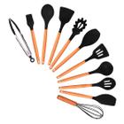 Kit Escumadeiras De Cozinha Silicone Inox Premium - Correia Ecom