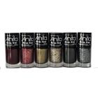 Kit Esmalte 6 Cores Metal Star - Anita