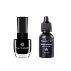 Kit Esmalte Ana Hickmann Dragão Negro + Gotas Secantes Vult