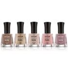 Kit Esmalte Diamond Gel Risque 5 Cores Nude Rosa 9,5ml