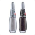 Kit Esmalte Glitter 3D Impala Viva, Ame E Brilhe Com 2 7,5Ml