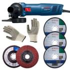 Kit Esmerilhadeira 4.12 (gws 700) 710w - 110v - Bosch