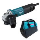 Kit Esmerilhadeira Angular 850W M9511B Makita e Bolsa de Lona para Ferramentas