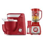 Kit Especial Mondial Liquidificador Batedeira Vermelho 110V