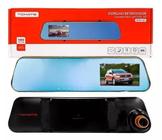 Kit Espelho Retrovisor Com Duas Cameras Lcd 4.3 1080 Full Hd MTM-143 Tomate