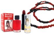 Kit Espiritual Pomba Gira Perfume Proande + Batom + Guia - Flash