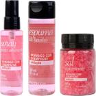 Kit Espuma E Sais De Banho E Aromatizante Spray Aromaterapia