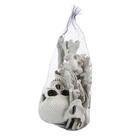 Kit Esqueleto Plástico Com 28Pçs Decorativo Halloween Cromus - Cromus Halloween