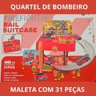 Kit Estacionamento Maleta Base Dos Bombeiros Resgate 31 Pcs - Ofertas Premiere