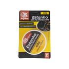 Kit Estanho Fio Para Solda Fluxo Aditivado 40gr 1mm cx 12 un