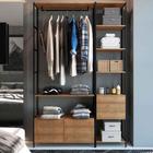 Kit Estante Closet Industrial em Aço Com Cabideiro 5 Gavetas - Artesano Q