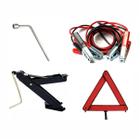 Kit Estepe Para Carro / Macaco Joelho + Chave De Roda 19mm + Triângulo + Cabo Auxiliar