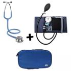 Kit Estetoscópio Littmann + Esfigmo + Case - Cores Variadas