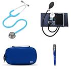 Kit Estetoscopio Littmann + esfigmo + case + Laterna - Cores Variadas