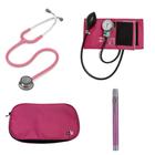 Kit Estetoscopio Littmann + esfigmo + case + Laterna - Cores Variadas