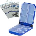 Kit Estojo Marine Sports Pocket Box MPB103 + Snap N0 N1 N2 N3