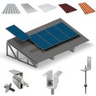 Kit Estrutura Suporte Linha C 05 Placas Solar Viga Metálica - Kaztec