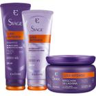 Kit Eudora Siàge Liso Intenso Sh 250ml + Cond 200ml + Masc 250g