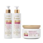 Kit Eudora Siàge Resistência e Antiqueda Shampoo Condicionador Máscara