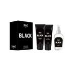 Kit everlast black masculino (body splash 100ml+gel pós barba0100g +1shampoo 3em 1 100ml)