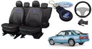 Kit Exclusivo Escort 1983-1995 + Capas, Volante e Chaveiro - Luxo Protegido