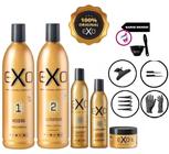 Kit Exo Hair Exoplastia Capilar + Kit Manutenção 5 Produtos