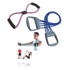 Kit Extensor 5 Elástico Academia Pilates Treino Malhação - Western