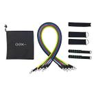 Kit Extensores Move Com 5 Niveis De Resistencia Km11 Preto - OEX