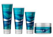 Kit Extrato de Mirtilo Shampoo 240ml + Cond. 200ml + Leave-in 180ml + Máscara 240g - Lowell